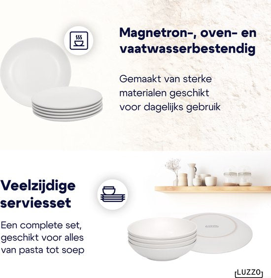 Serviesset 6 persoons Luzzo® 18
