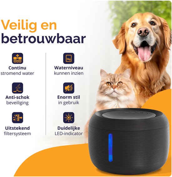 Viervoeter Drinkfontein - waterfontein voor en