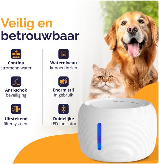 Viervoeter Drinkfontein - waterfontein voor en