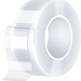 Dubbelzijdig Tape Extra Sterk - 300 cm x 25 mm x 2 mm - Transparant - Zelfklevende Tape - Rol Huishoudtape