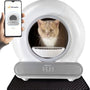 - Automatische Kattenbak - Bedienen via App - 65L - incl matje en 3 rollen opvangzakjes