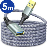 Vesfy USB verlengkabel 3.0 Snelheid tot 5Gbps - meter - USB 3.0 USB 3.0