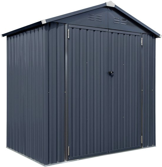 Spacemaker Gereedschapsschuur Metaal - 119x183x196 cm -Grijs