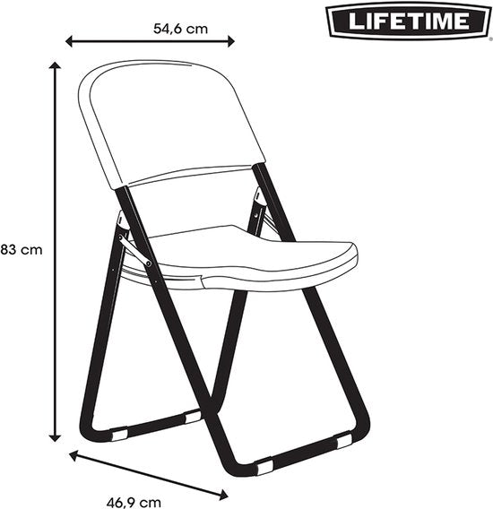 Lifetime Klapstoel - Wit