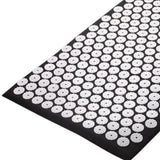 Spijkermat Set met Kussen - 64x44 cm - Zwart - Acupressuur Mat & Spijkerbed - Inclusief Acupunctuur Kussen - Shakti Massage Ervaring