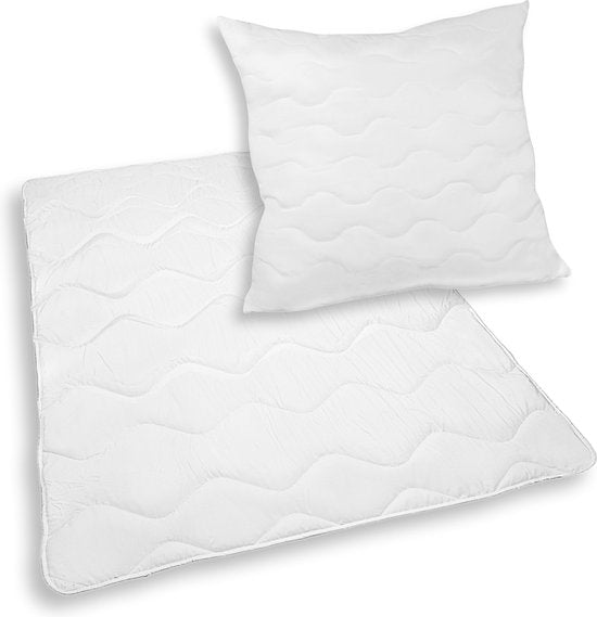 Dekbedset 1-persoons met kussen 135x200 cm 1000+800 gram