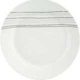 4goodz porseleinen servies 6 persoons - Wit/Zwarte strepen