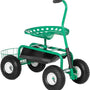 Tuinwagen met zitting, opbergmand voor tuingereedschap, verstelbare zithoogte 46-59 cm - tot 150 kg