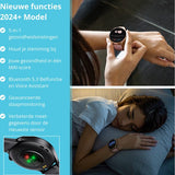 Nexvex® Ultra 2X Smartwatch - Sporthorloge met Belfunctie - Bloeddrukmeter - Stappenteller - Hartslagmeter - Bluetooth Activity Tracker - Android, iOS - 1.46 Inch - Zwart - Siliconen
