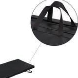 Sportmat Opvouwbaar - Zwart - 180 x 60 x 5 cm - Extra Dik - Opvouwbare Yogamat - Inklapbare Fitnessmat - Vloermat voor Yoga, Meditatie, Sport en Turnen - Turnmat