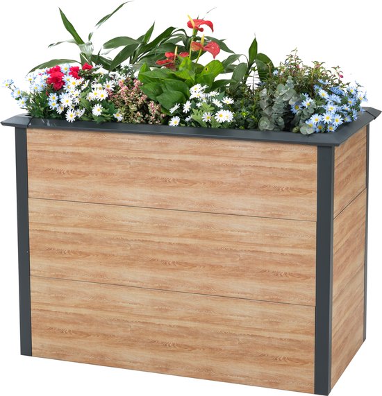 Westmann - WMHPS771005 - Plantenbak - Bloembak - Tuin Hochbeed - 100 x 50 x 77 cm