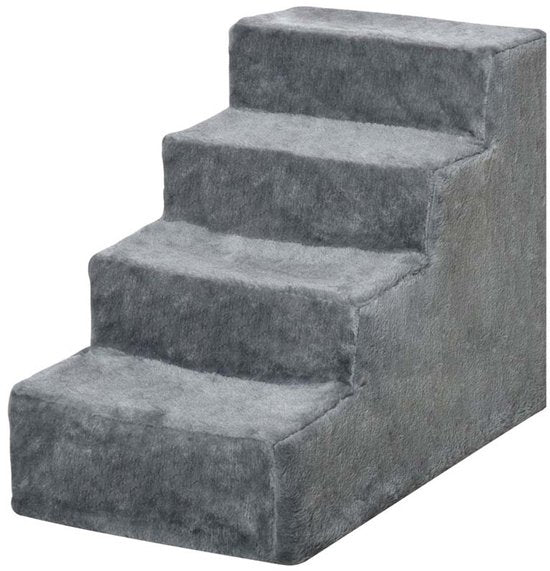 4goodz Huisdiertrede 4-traps Hondentrap - Afneembare Bekleding
