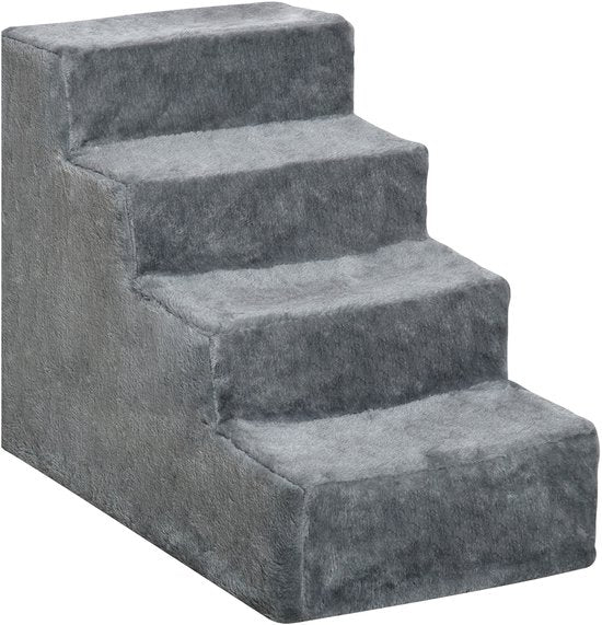 4goodz Huisdiertrede 4-traps Hondentrap - Afneembare Bekleding