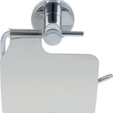 4bathroomz® Oslo toiletrolhouder met klep - WC rolhouder