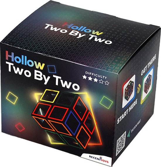Recent Toys breinbreker kubus Hollow 2x2 puzzel voor kinderen en volwassenen.