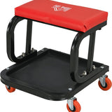 Werkplaatskruk - Robuust & Comfortabel - 38x35x37cm - Rood/Zwart