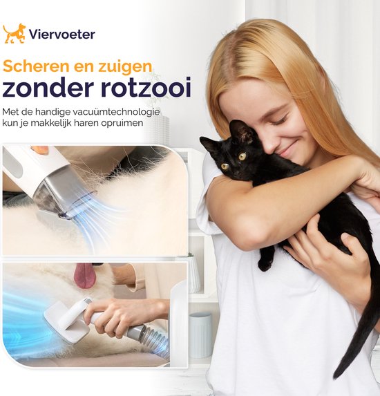 Professionele Hondentondeuse voor Dikke Vacht - voor Katten