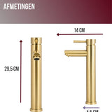 Luzzo® Como - RVS Wastafelkraan Hoog