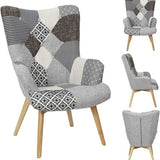 Patchwork Fauteuil Armleuning