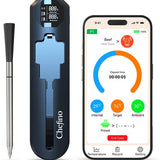 Chefino Slimme Draadloze Vleesthermometer – Bluetooth 5.3 BBQ Thermometer met App – Digitale Kernthermometer voor Grillen, Braden, Oven, Inductie en BBQ – Tot 250m Bereik
