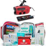 Bright Care® Noodpakket voor Thuis - Overleven bij Oorlog, Stroomuitval & Rampen - EHBO Kit - 2000mAh Noodradio met Powerbank - Overlevingspakket - 72+ uur Survival Kit