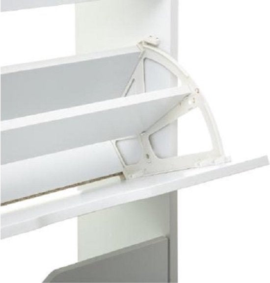 4goodz schoenenkast 3 lades 60x24x118 - voor 18 paar