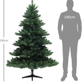 Homcom Kerstboom Nordmann-spar - 180 cm - Ø120 cm Breed