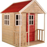 Wendi Toys Speelhuis Gecko WTM18 - 120x120x155cm - Bruin-Rood