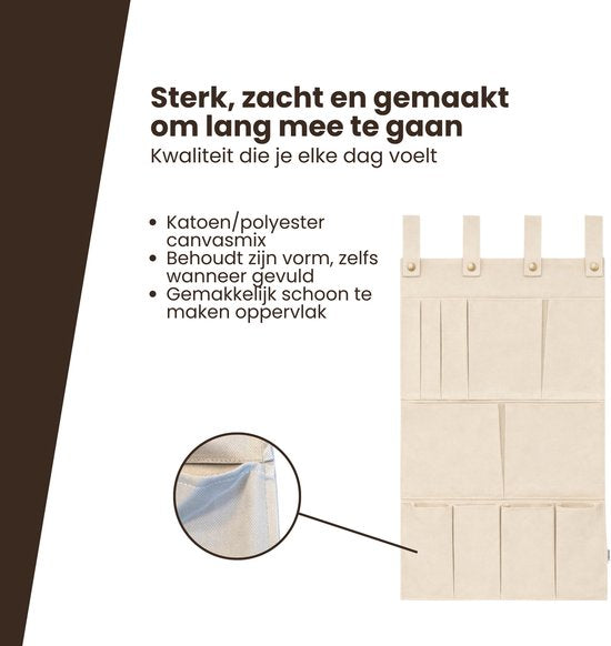 Multifunctionele Hangende Organizer - 8 Vakken - Opbergen met Stijl & Gemak