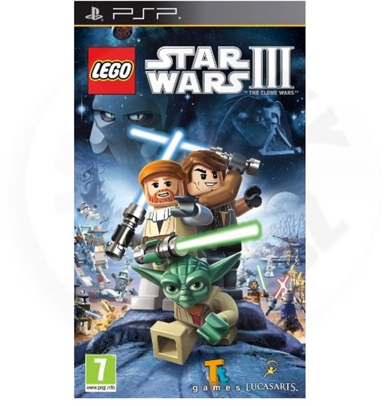 LucasArts Lego Star Wars III: The Clone Wars, PSP, PlayStation Portable (PSP), Multiplayer modus, 10 jaar en ouder