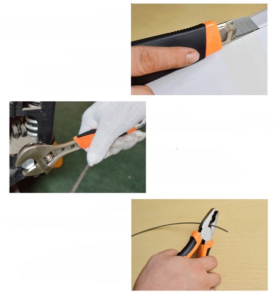Complete Gereedschapskoffer 45-delig – Professionele Toolset met Hamer, Schroevendraaiers, Doppen & Elektrische Tester – Voor Huis, Klus & Onderhoud