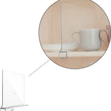 Plankverdeler - 4 Stuks - Transparant - Kledingkast Organizer - Plank Organizer - Boekenstandaard - Plank Verdeler - Kast Verdeler