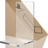 Boekensteun Plexiglas - 8 Stuks - Boekensteunen - Plank Organizer - Doorzichtig Boekenstandaard - Boeksteun - Boekenhouder - Boekenrek – Transparant