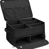 Golf Organizer Tas voor Kofferbak – Golf Accessoire Opbergbox met Schoenenvak – Waterafstotende Golf Opbergtas met Verstelbare Vakken – Golf Cadeau voor Heren & Dames – Zwart