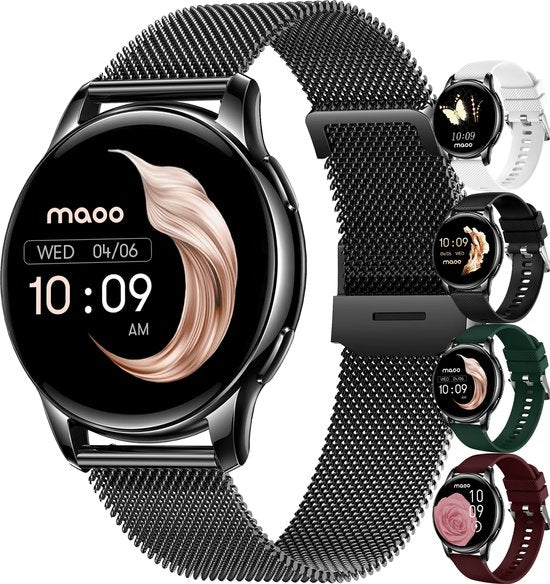 Maoo Ventura - Premium AMOLED Smartwatch Dames