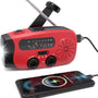 NOVIFY Noodradio - Oplaadbare Radio met Powerbank en Zaklamp - AM/FM - USB-C Kabel - Opladen via Zon, USB & Crank - Survival Radio voor Noodsituaties en Avontuur