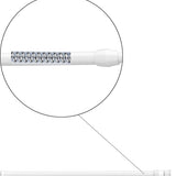 Kledingstang Verstelbaar 40,5 cm tot 71 cm - 2 Stuks - Wit - Verstelbare Kledingroede - Douchestang - Garderobestang