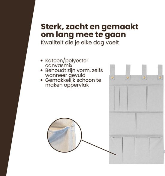Multifunctionele Hangende Organizer - 8 Vakken - Opbergen met Stijl & Gemak