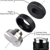 Koffieverdeler - 51mm – Koffie Distributeur – Espresso Verdeler – Coffee Distributor - Koffiemachine – Espressomachine - Zwart