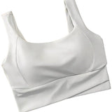 SparkNine Flexaura sport BH - stijlvolle sportbeha - ingebouwde pads - S - lichtgroen - high support ondersteuning - cross design
