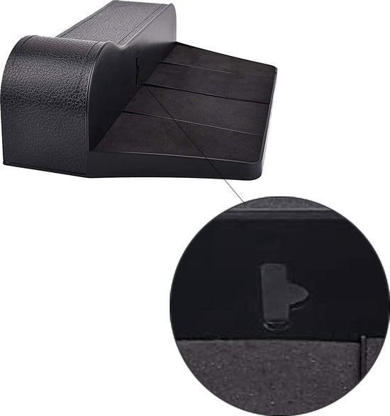 Auto Organizer Luxe - 2 stuks - Zwart - Links en Rechts - 26 cm x 6 cm - Bekerhouder - Telefoonhouder