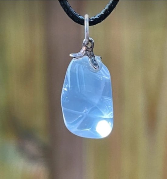 Sasemy - Sieraden - Edelsteen - Edelsteen Ketting - Ketting - Edelsteen Hanger - Opaliet -Verjaardag - Cadeau - Moederdag - Vaderdag - Sinterklaas cadeau - Kerstcadeau