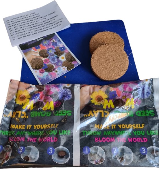 Sasemy - Zomer - Bloem zaden - Wilde Bloemen - Zomerbloemen - Kleuren in je tuin - Bijen en Vlinders - Gele en oranje wilde bloemen