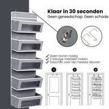 Opbergzak voor Deur - 5 Ruime Opbergvakken - 33 - Deur organizer