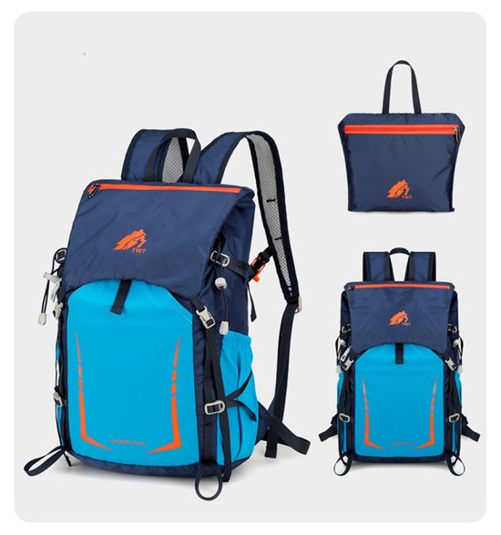 Opvouwbare Rugzak 20L – Lichtgewicht Hiking Rugtas – Waterafstotende Outdoor Dagrugzak – Compact Opvouwbaar – Voor Wandelen, Reizen & Dagtochten