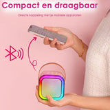 Vesfy Karaoke Set - Draadloze microfoon met Bluetooth 5.0 en LED verlichting