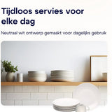 Luzzo® Serviesset met - delig - Wit