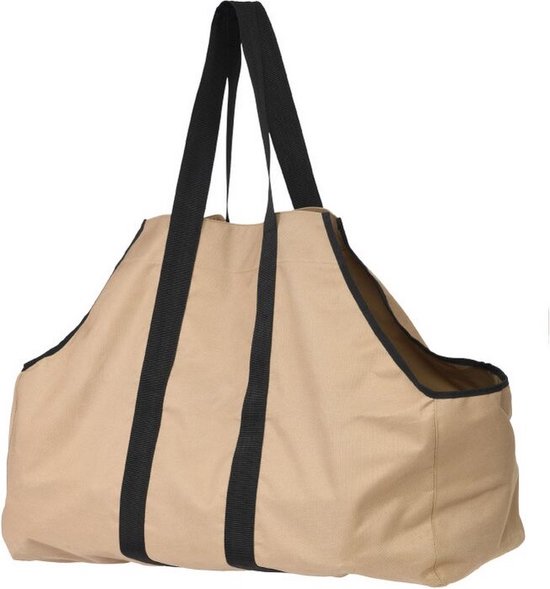 ShelterLogic® polyester Haardhout zak - tot 27 kg - Beige