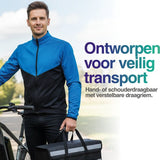 Goods&Co Accutas Ebike Brandveilig - Twee stuks - Elektrische Fiets Accu Tas - Beschermhoes E-bike - 49 × 15 × 15 cm - Brandwerende Zak Fietsaccu - Hittebestendige Lipo Bag voor E Bike - Brandzak - Brandveiligheid– Accuhoes – Saver Hoes - Zwart