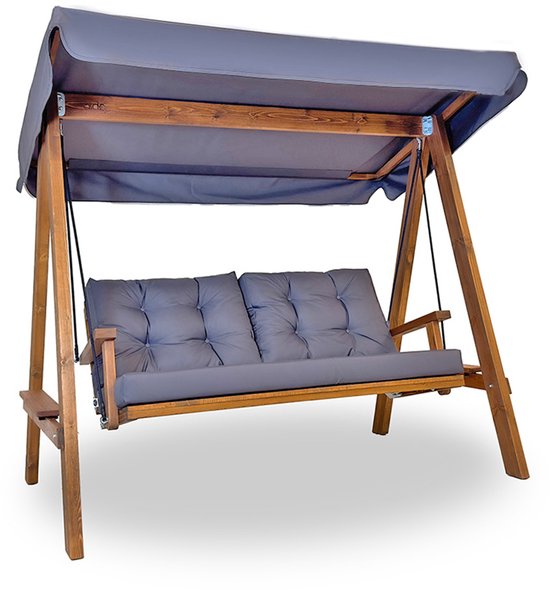 Westmann Pera 2000 Houten Hollywood Schommelbank - 116x203x180 cm